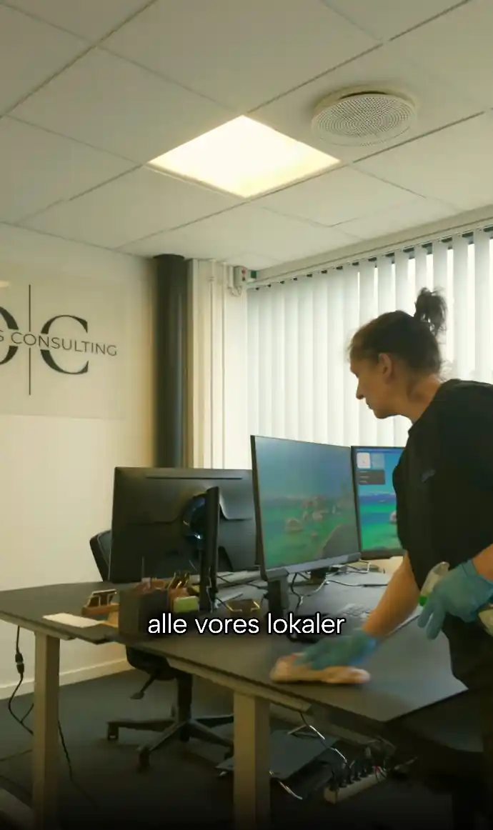 Kundeanmeldelse fra Dalgas Consulting - Cleania erhvervsrengøring